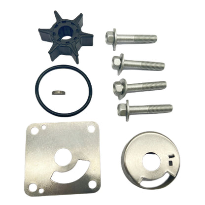Water Pump Impeller Kit for Yamaha 2-Stroke 20 25 HP Outboards (6L2-W0078-00)