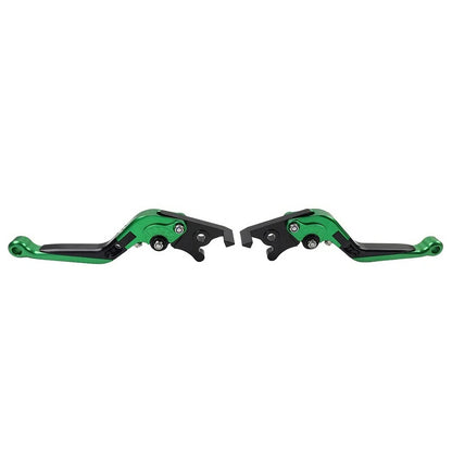 Folding Extendable Brake Clutch Levers for Honda Forza 250 300 (2010–2020) Green