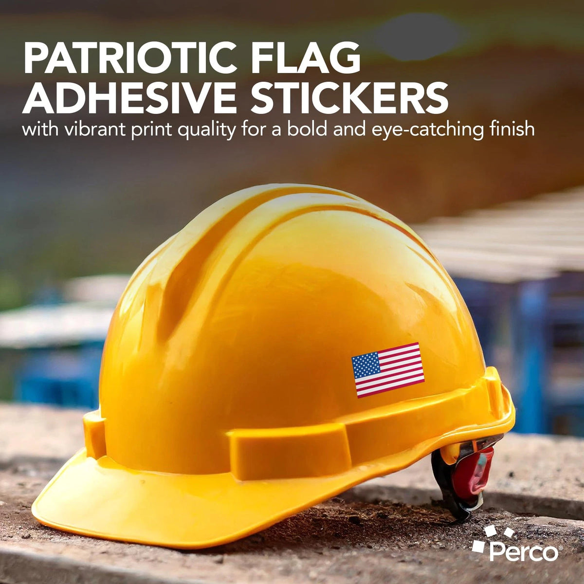 500 American Flag Sticker Labels for Various Applications (1x2-Inch)