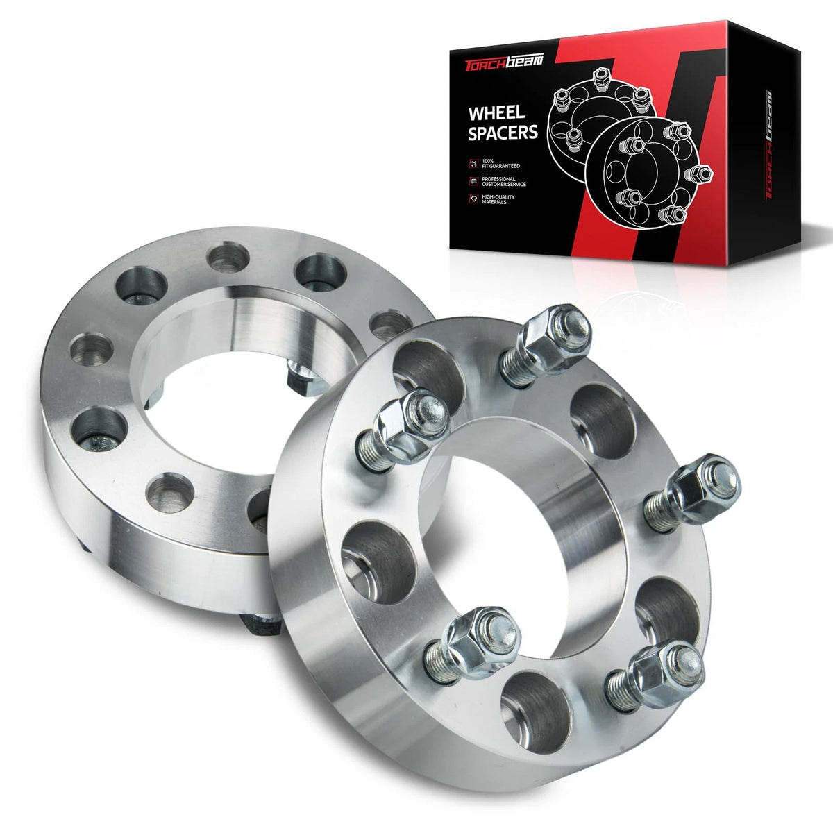 1.5 Inch Wheel Spacers for Jeep Models (M14x1.5 Thread Pitch, 87.1mm Hub Bore)