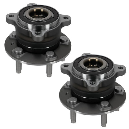 2pcs Wheel Hub Bearing Assembly for Chevy Cruze (2011–2016) 512446 Rear 5 Bolt