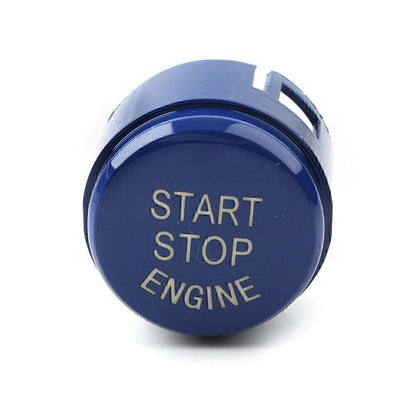 Blue Engine Start Stop Switch Button Cover for BMW F10 F15 F16 F22