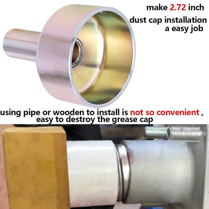 Trailer Dust Cap Installation Tool Driver for (2.72")