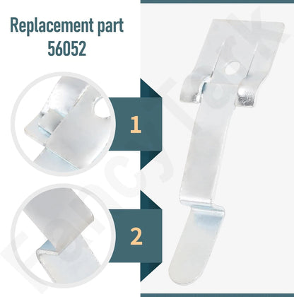 2X Quick Connector Adapter Clip for Trac-Vac Leaf Vacuum 56052
