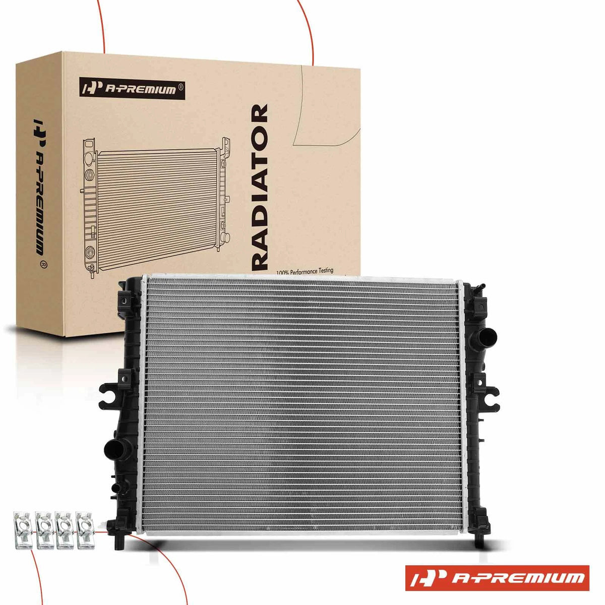 Radiator for Chevrolet Corvette (2014–2019) 20979405, 23217826, 23267151, GM3010568, CU13462