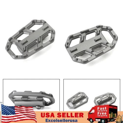 Foot Pegs Footrests for BMW G310GS S1000XR R1200GS (2013–2019) FP-258-Titanium