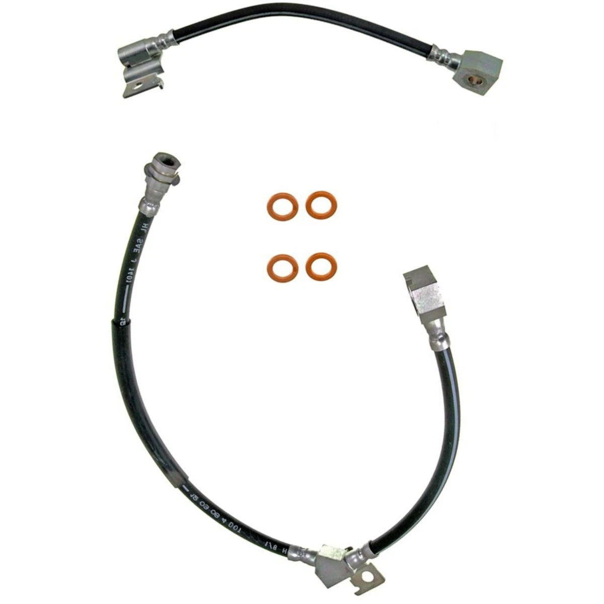 Set of 2 Brake Lines for Dorman (SET-RBH380376-R, GF27170009, B916825)
