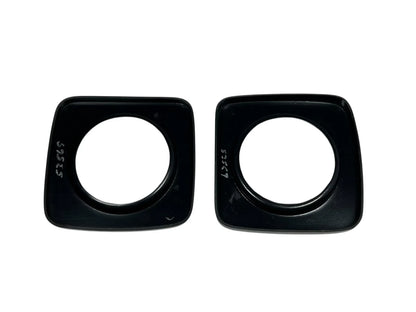 2X Marine Carbon Gauge Trim for 3 3/8in Cutout