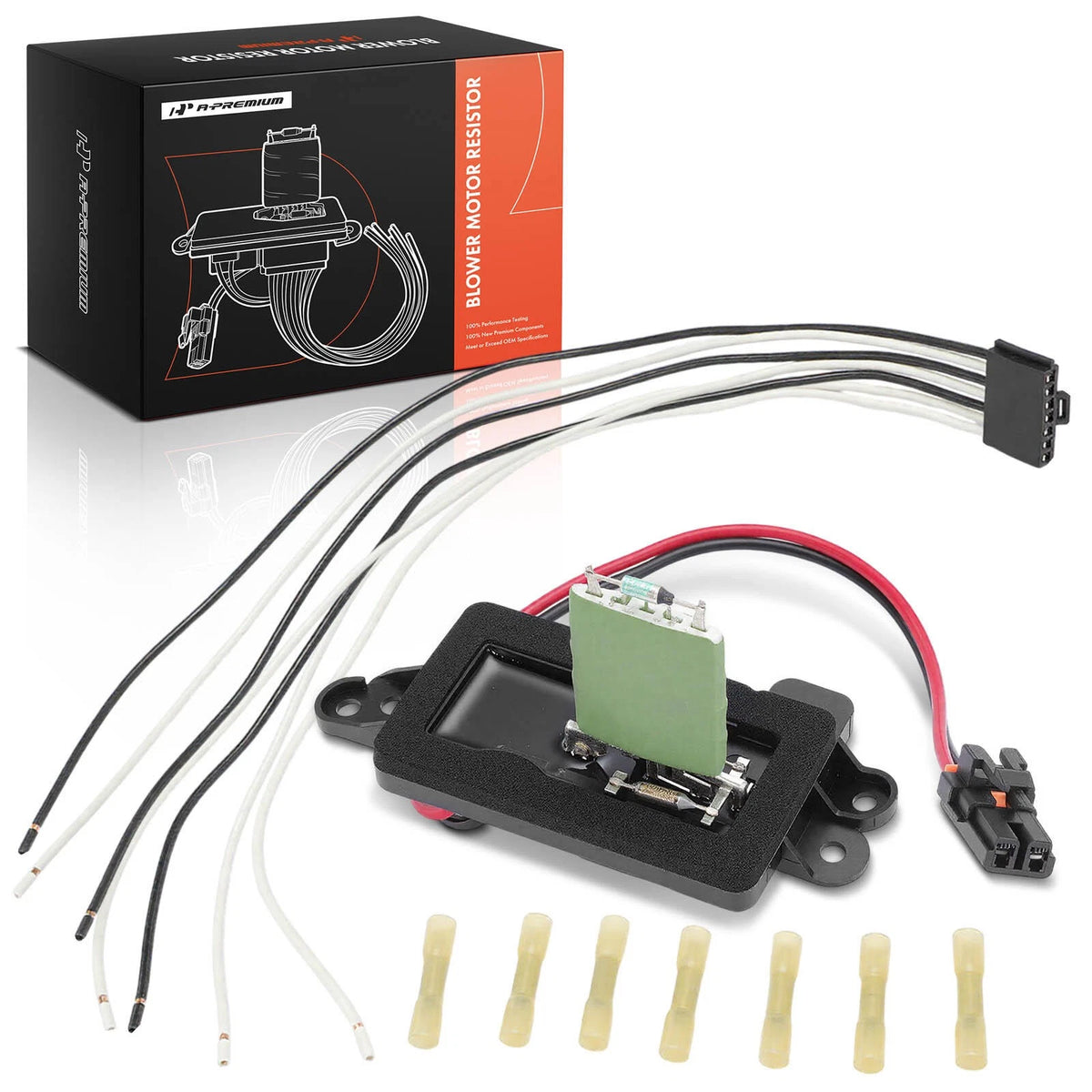 HVAC Blower Motor Resistor Kit for Chevrolet Silverado 1500 2500 (2007–2013) - 22807123, 1581086, 89018308, 89019088, 89018596