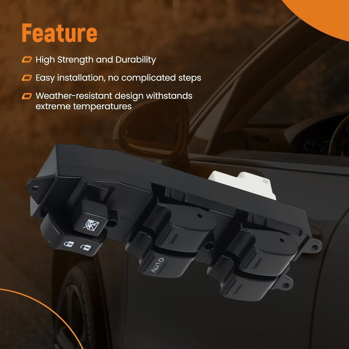 Electric Window Switch for Toyota RAV4 (2001–2004) Left Front 84820-12480
