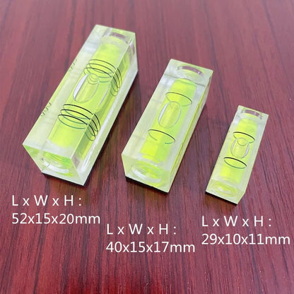 5Pcs Magnetic Bubble Level Set for Various Applications (29mm/40mm/52mm)