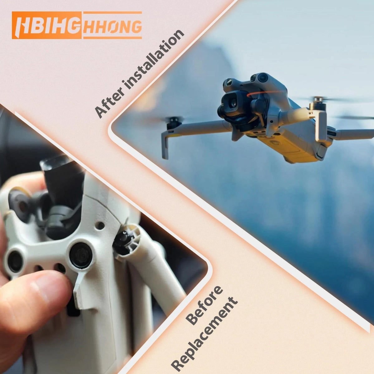 Front Arm Axis Replacement for DJI Mini 5 Pro
