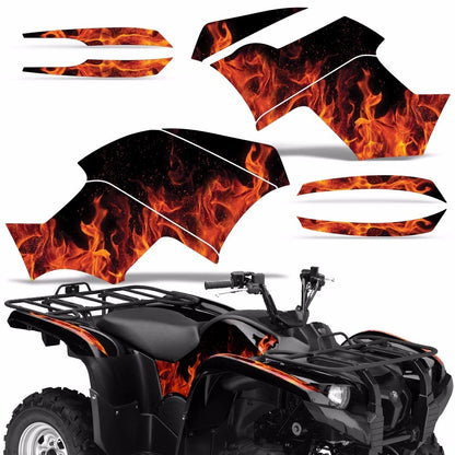 ATV Graphics Decal Sticker Kit for Yamaha Grizzly 550 700 (2007–2014)