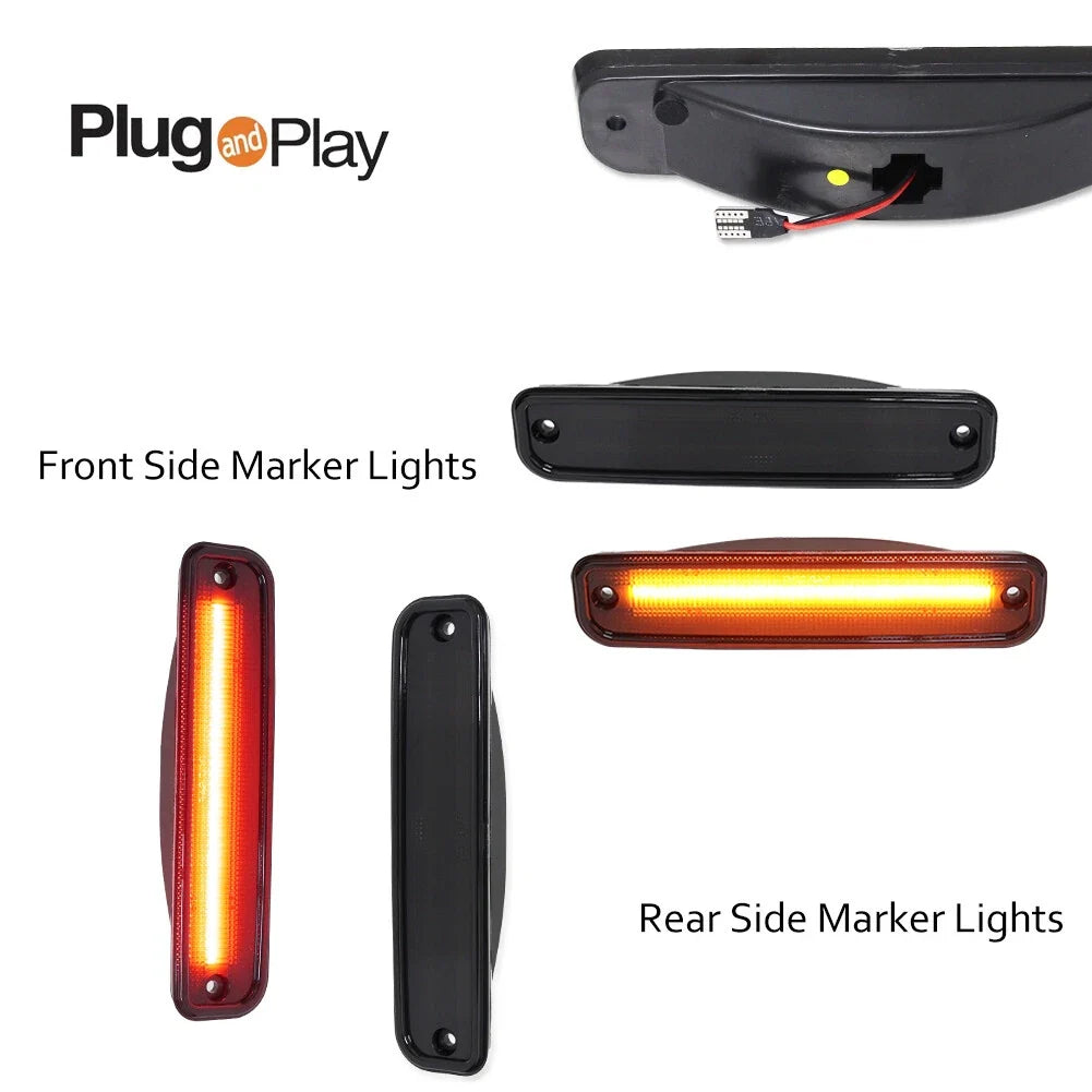 LED Side Marker Light for Chevy Pickup Blazer Suburban Jimmy (1973–1980)