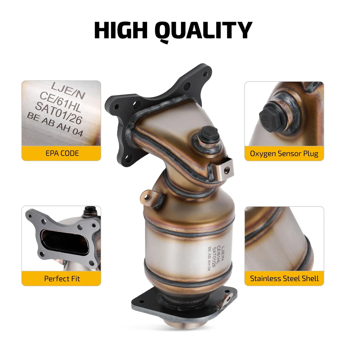Front Catalytic Converter for Honda CR-V 2010–2011 16594 18190REZA00 51781