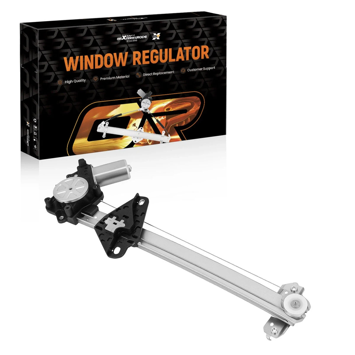 1x Rear Left Electric Window Regulator w/ Motor for Honda Fit (2009–2014)