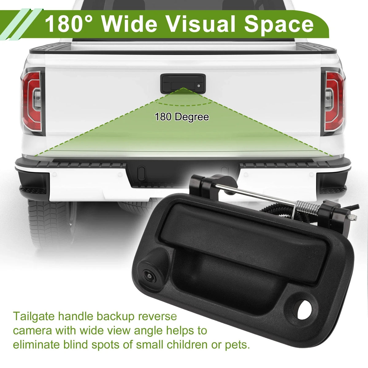 Tailgate Handle with Backup Camera No. 8L3Z9943400AC for Ford F-250 F-350 (2008–2016)