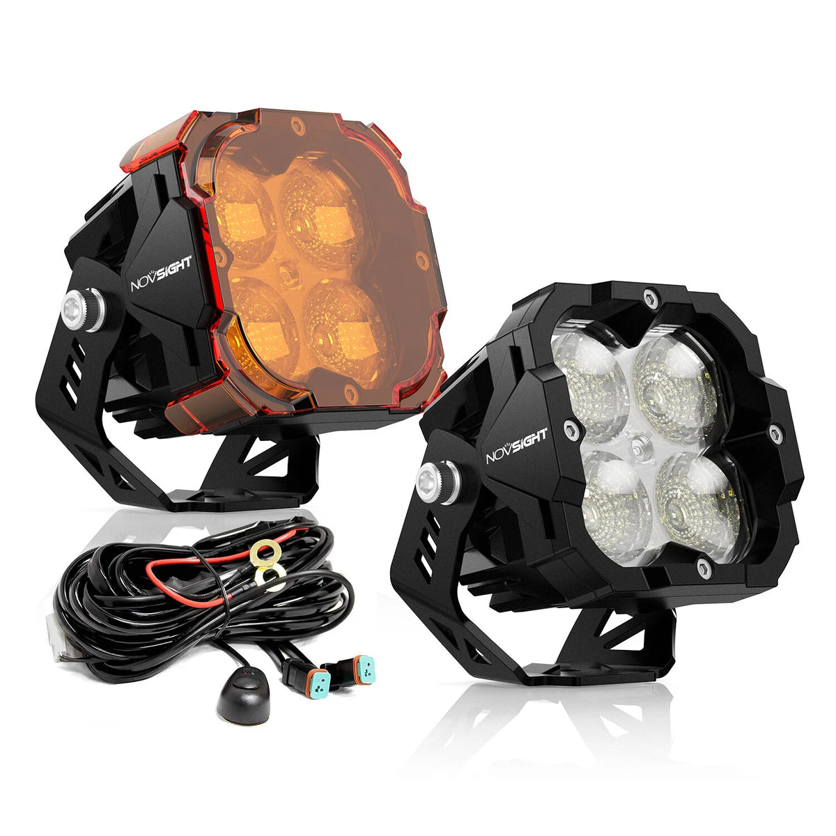 2X LED Work Pods for Jeep Truck ATV UTV (A500-WL1-3FD)