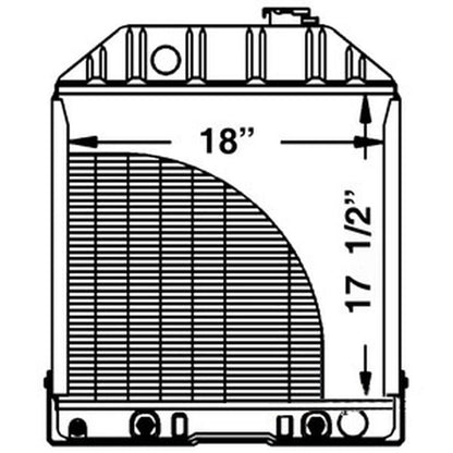 Radiator for 345C 445C 4500 5100 5200 535 545 5600 6600 (No Years)