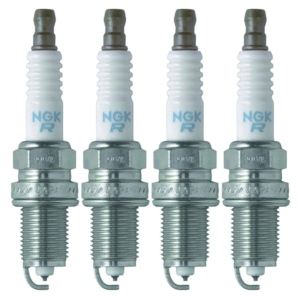 Set of 4 NGK Standard Spark Plugs for Chevrolet Spark, Fiat 500 (L4)