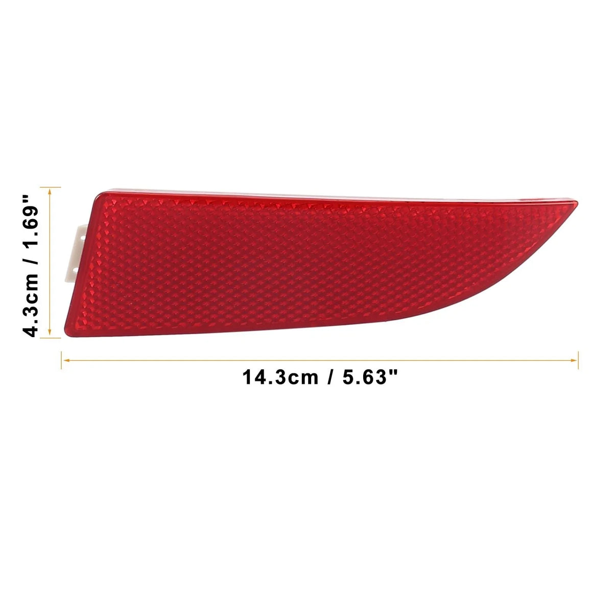 2X Rear Bumper Reflectors for BMW X3 (63147162217, 63147162218)