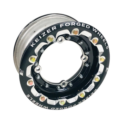 Set of 2 Keizer Racing Beadlock Wheels 9" Rear 10" Front for Honda TRX 250R 450R 450ER