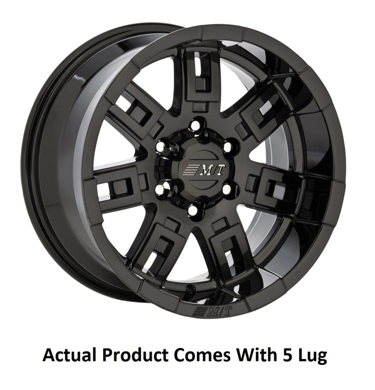15x8 MT SideBiter Wheels for 5x4.5 3-5/8