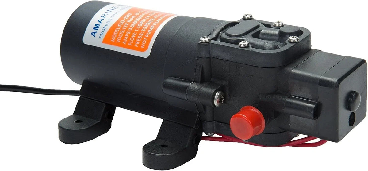 12V 35 PSI Water Pressure Diaphragm Pump for Caravan Boat Marine