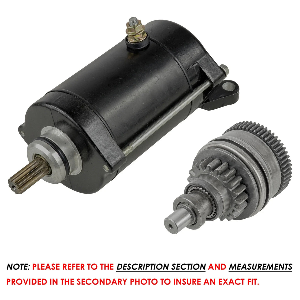 Starter & Drive for Yamaha XL800 XLT800 (2000–2004)