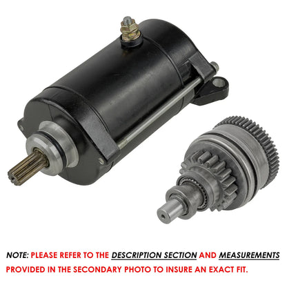Starter & Drive for Yamaha XL800 XLT800 (2000–2004)