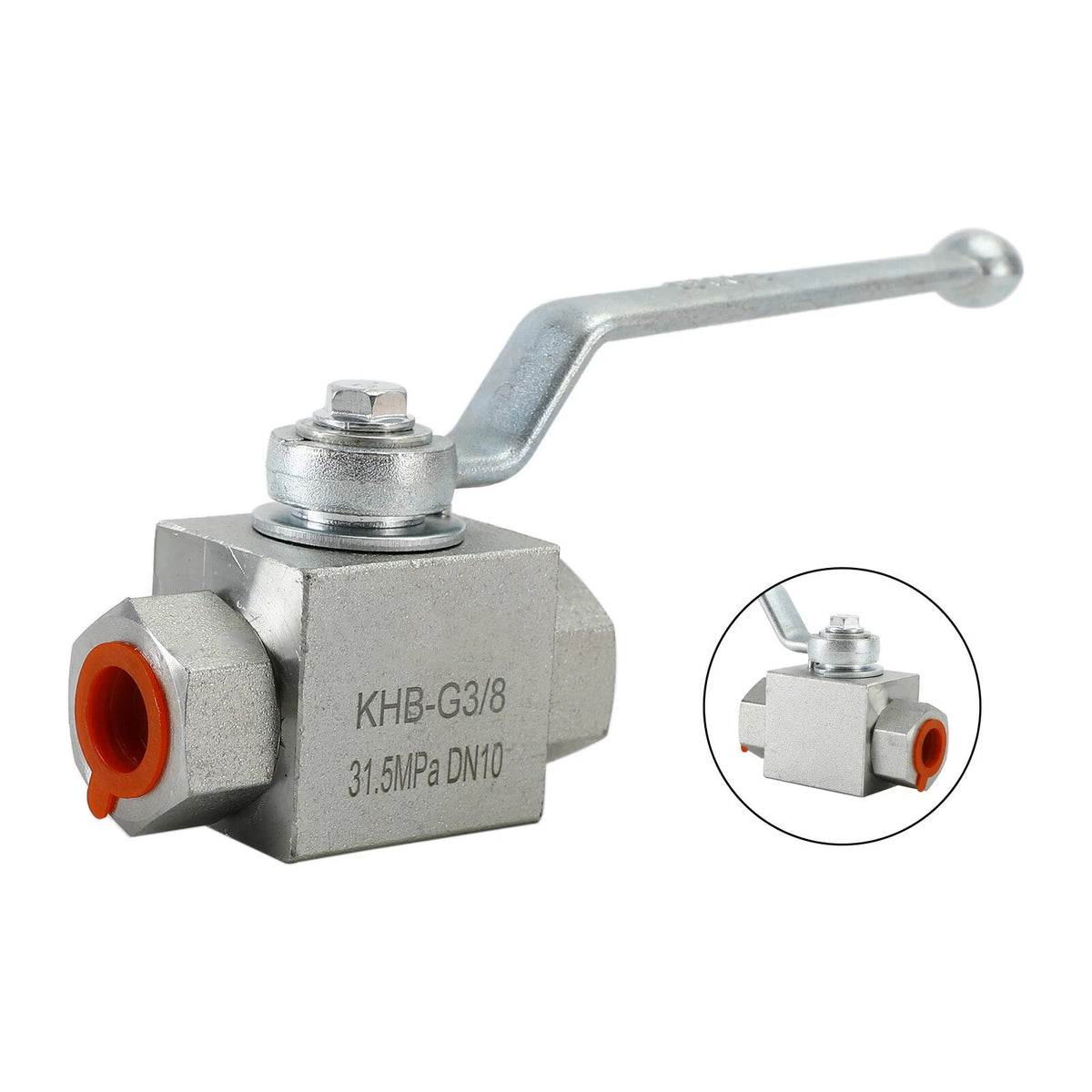 2 Way Hydraulic Ball Valve 3/8" NPT Female for High Pressure (I020-A024)