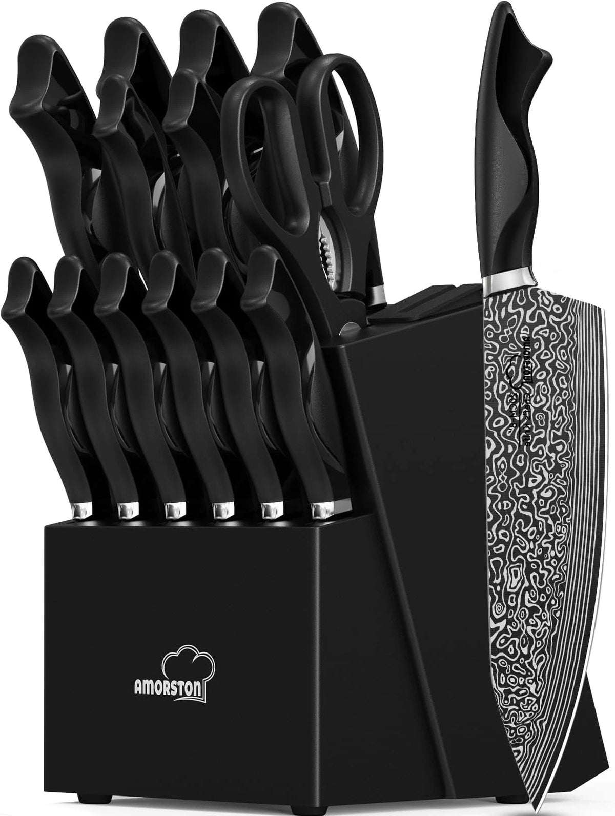 Knife Set for Kitchen (15 Pieces)