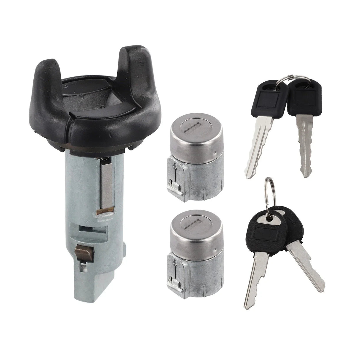 Complete Set of Door Lock Cylinders and Keys for Chevy GMC (702671, 702674)