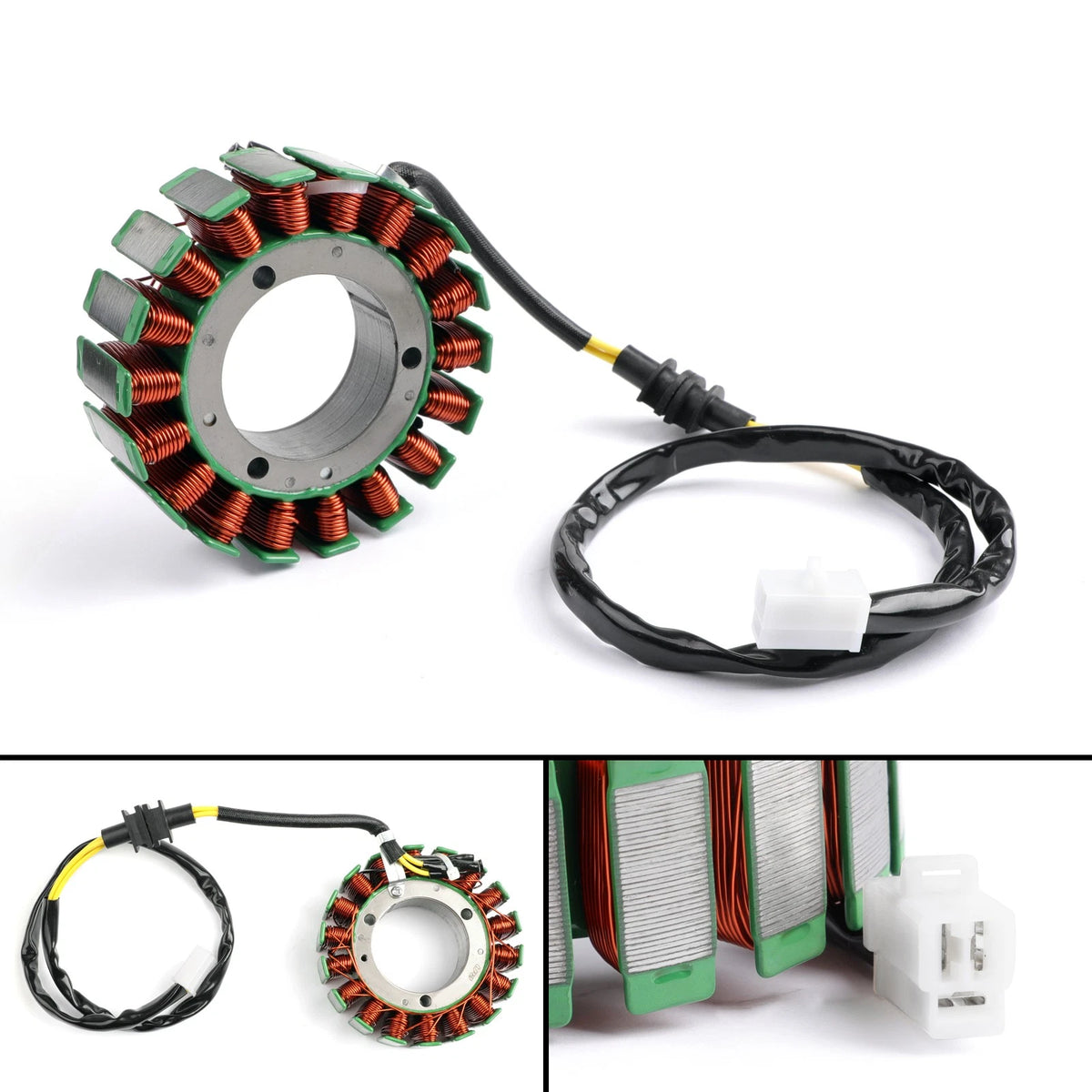 Stator Generator for Honda Shadow 1100 VT1100 (1985–2007) 31120-MAH-000, 31120-MM8-880, 31120-MM8-881, 31120-MM8-005
