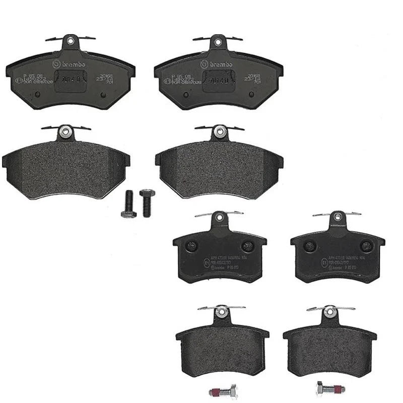 Set of 4 Brembo Low Metallic Brake Pads for Audi 80 90 Quattro (1983–1991)