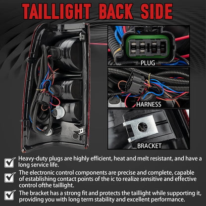 Tail Lights Assembly for Chevy Silverado 1500 2500 3500