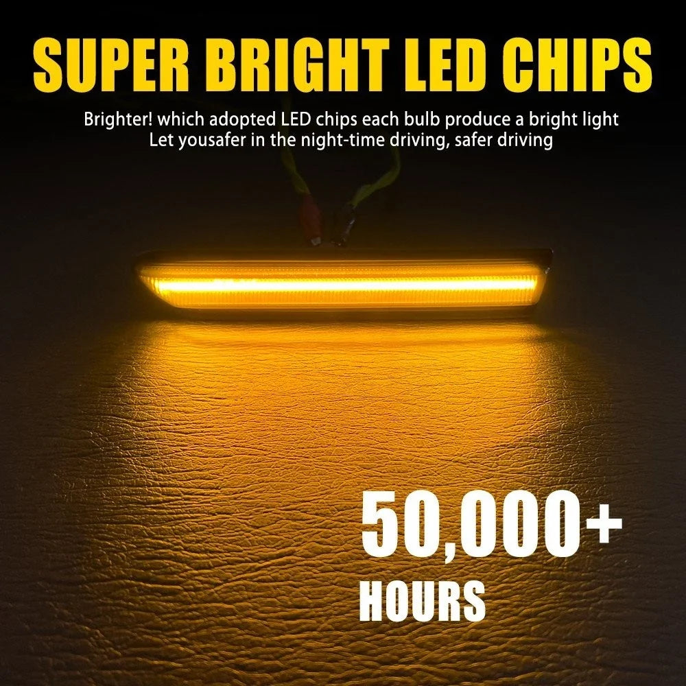 Smoked LED Fender Side Marker Light for BMW X3 F25, X5 E70, X6 E71 (2011–2017)