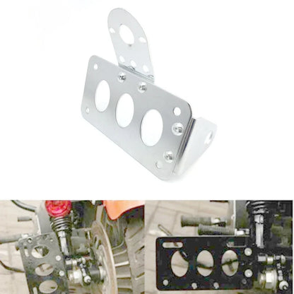 Chrome Side Mount License Plate Holder Axles for Harley-Davidson