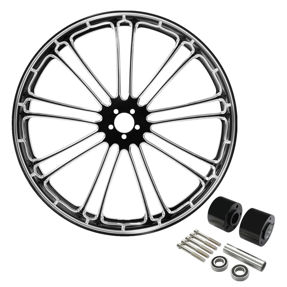 23" Front Wheel Rim for Harley Touring Models (1997–2021) - Dual Disc Hub