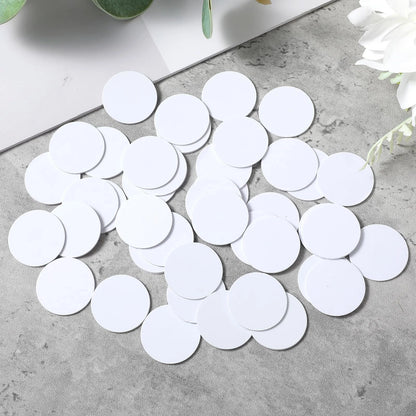 50 NFC Tags Stickers with NTAG215 Chip 25mm, Black