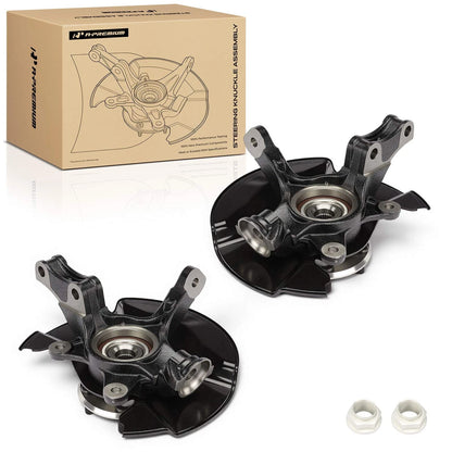 2X Steering Knuckle & Hub Bearing Assembly for Honda Ridgeline (2006–2014) 44300SJCA01, 44600SJC305, 45255SJCA00