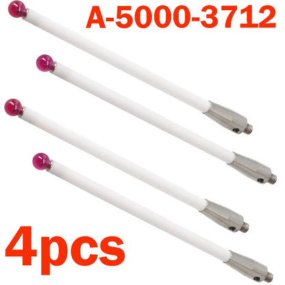 4pcs CMM Probe Stylus for Renishaw (100mm Ceramic Stem, 6mm Ball)