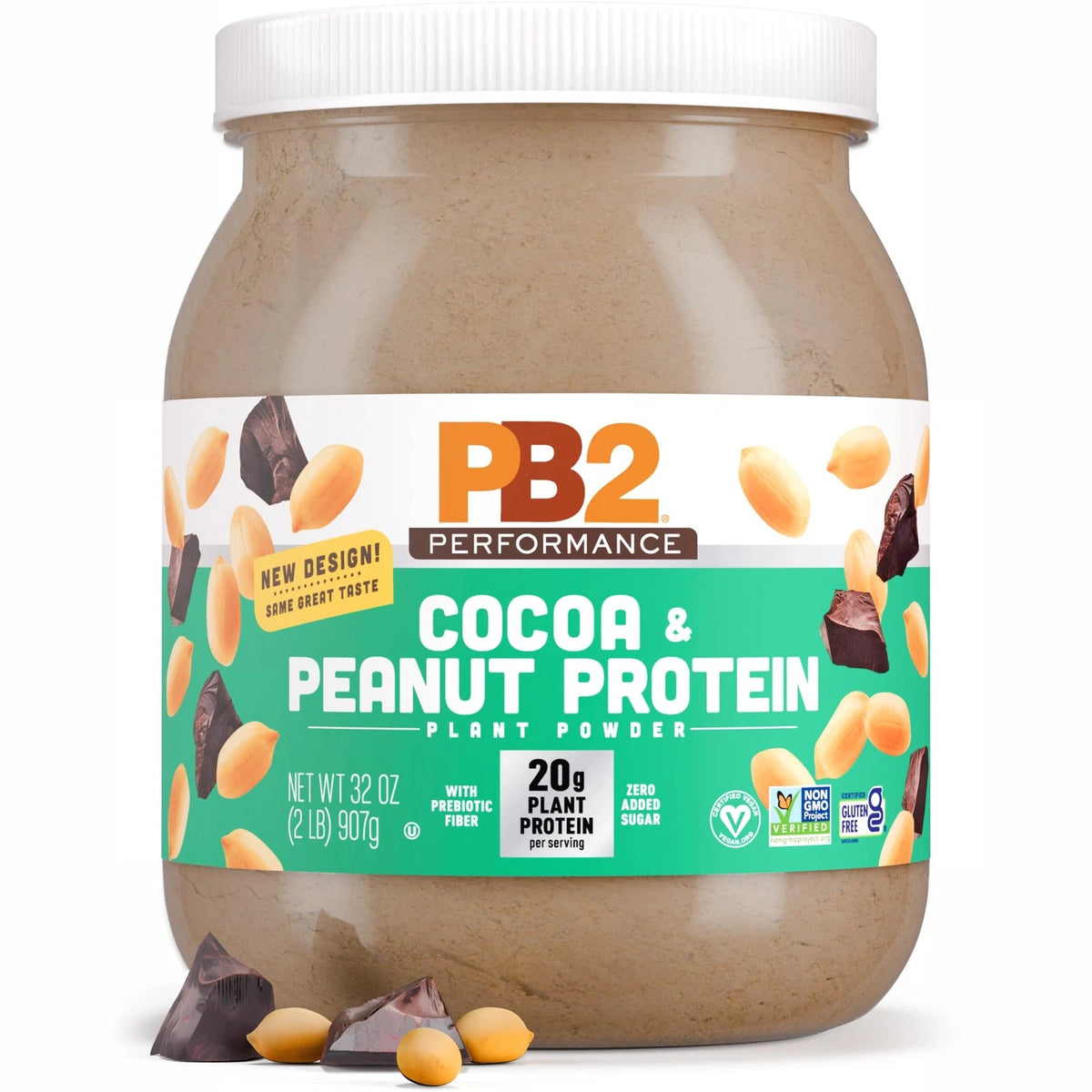 PB2 Performance Peanut Plant Based Vegan 2 Pound (Pack of 1)