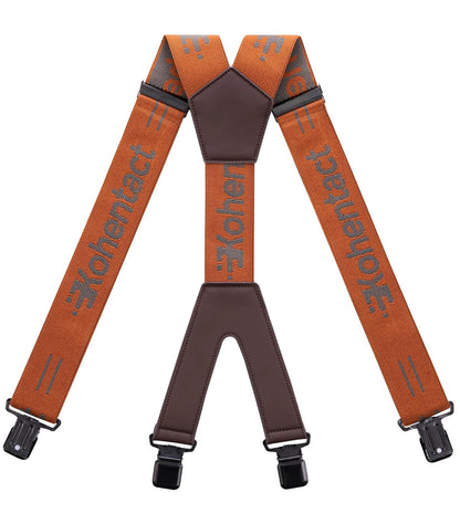 2X Industrial Strength Work Suspenders for Men (47 inches, Brown)