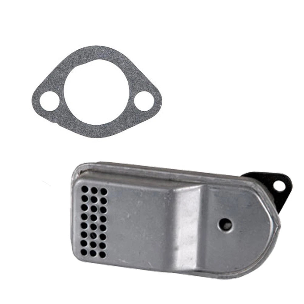 Muffler and Gasket for John Deere 732 Snow Blower (Fits Tecumseh 32401, 35865)