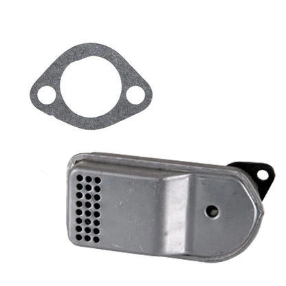 Muffler and Gasket for John Deere 732 Snow Blower (Fits Tecumseh 32401, 35865)