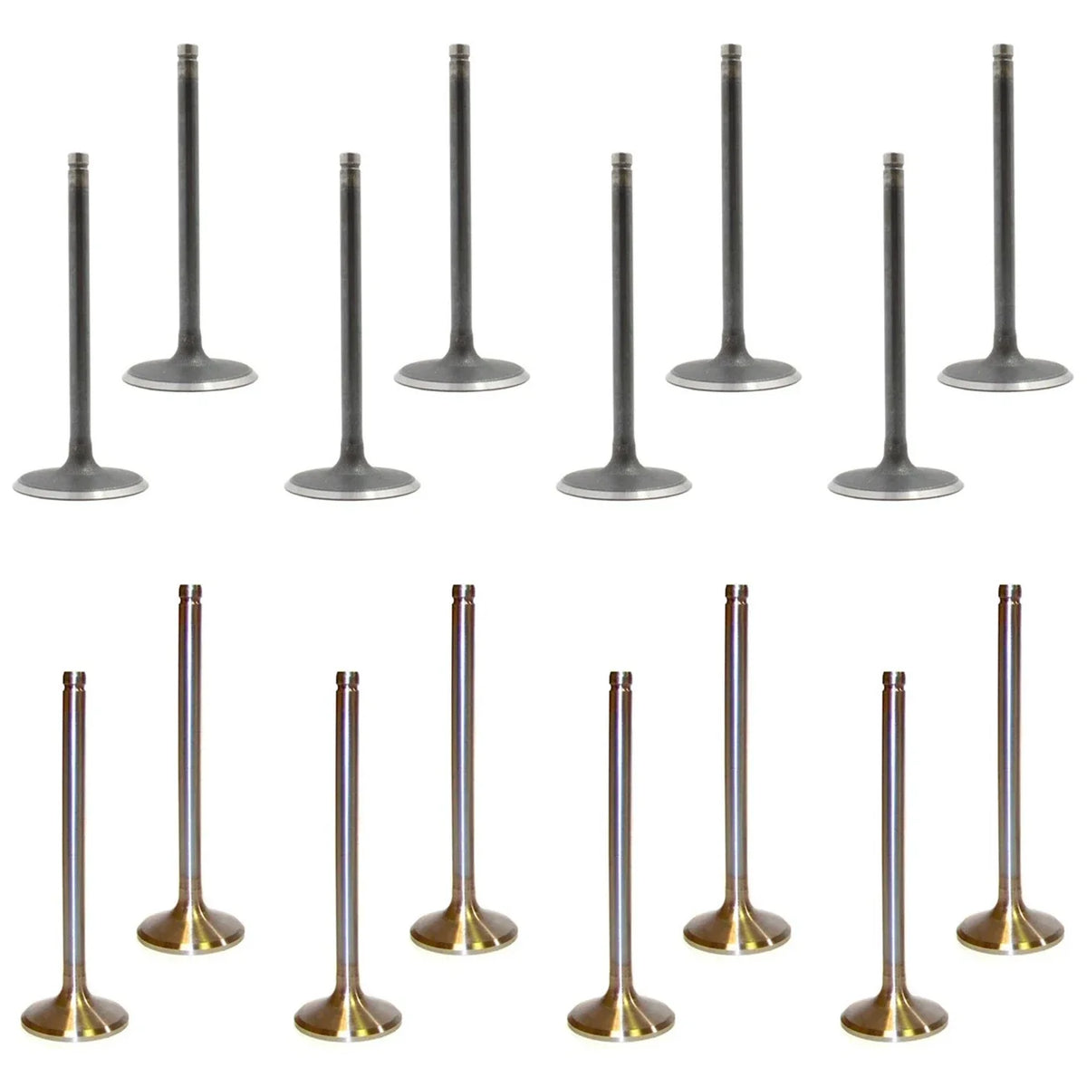 Set of 16 Intake & Exhaust Valves Kit for Avalanche Camaro Corvette H2 V8
