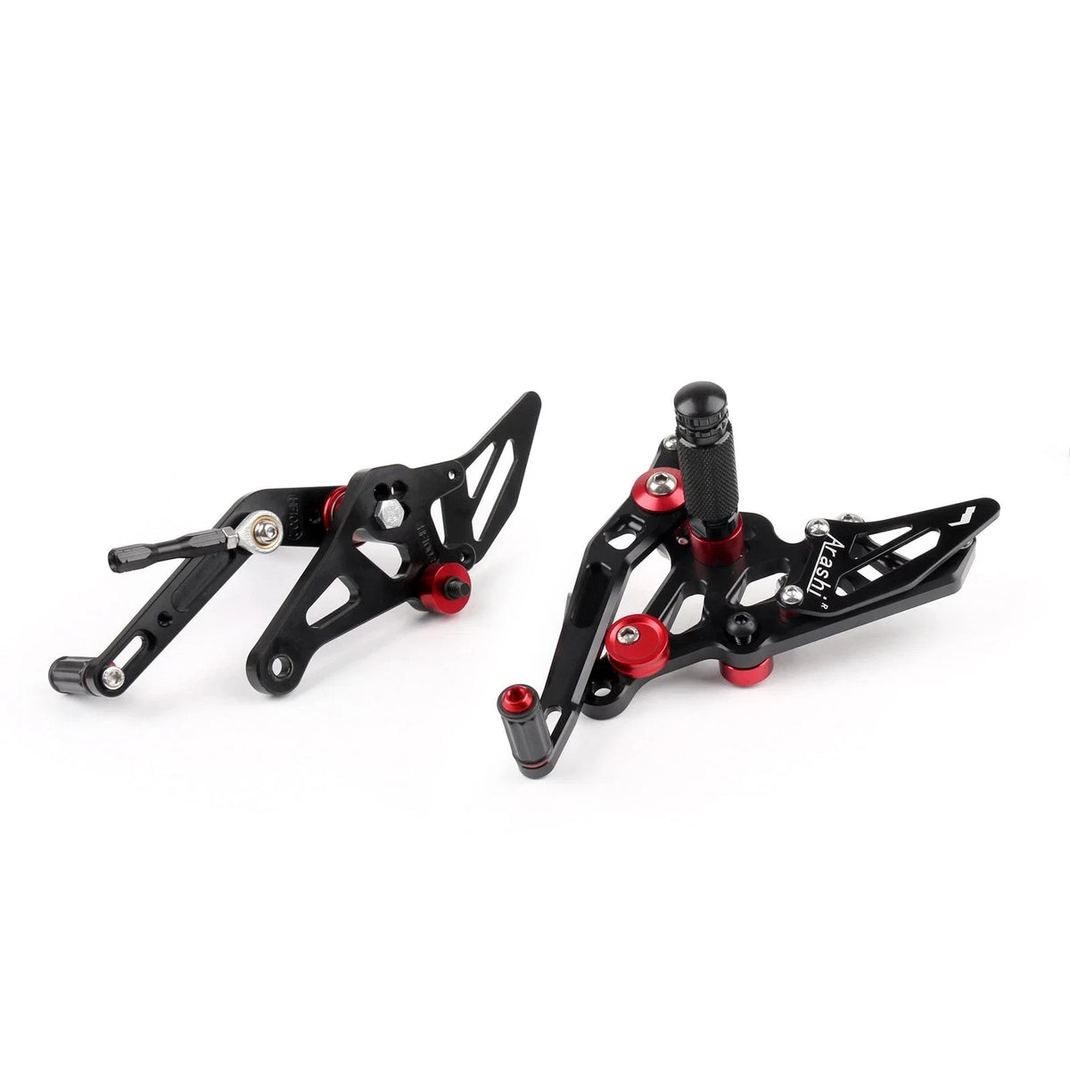 Adjustable Rearsets Footrest Set for Yamaha MT-07 FZ-07 (2014–2023) Black