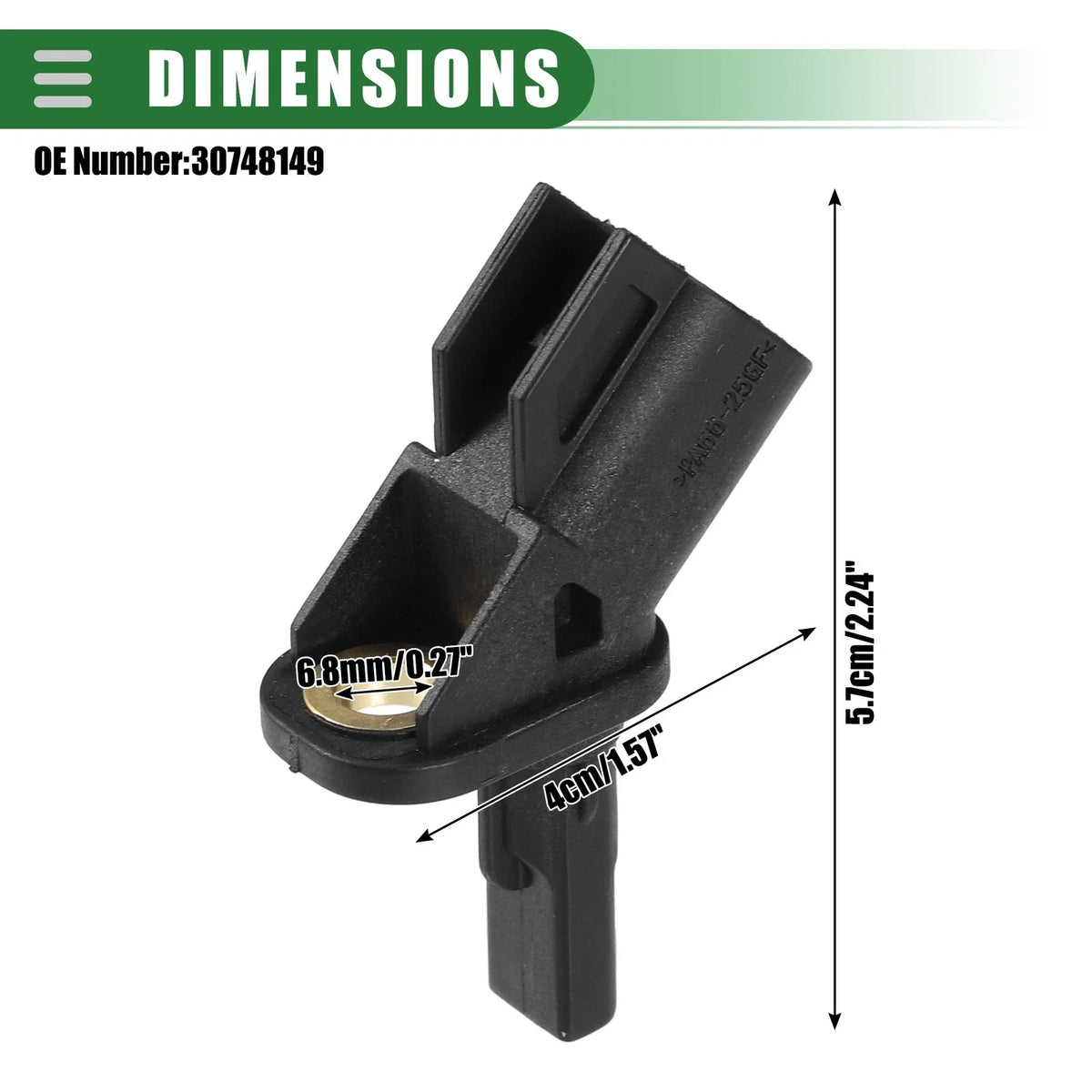ABS Speed Sensor for Ford Kuga Mk2 (2014) - Part No. 30748149