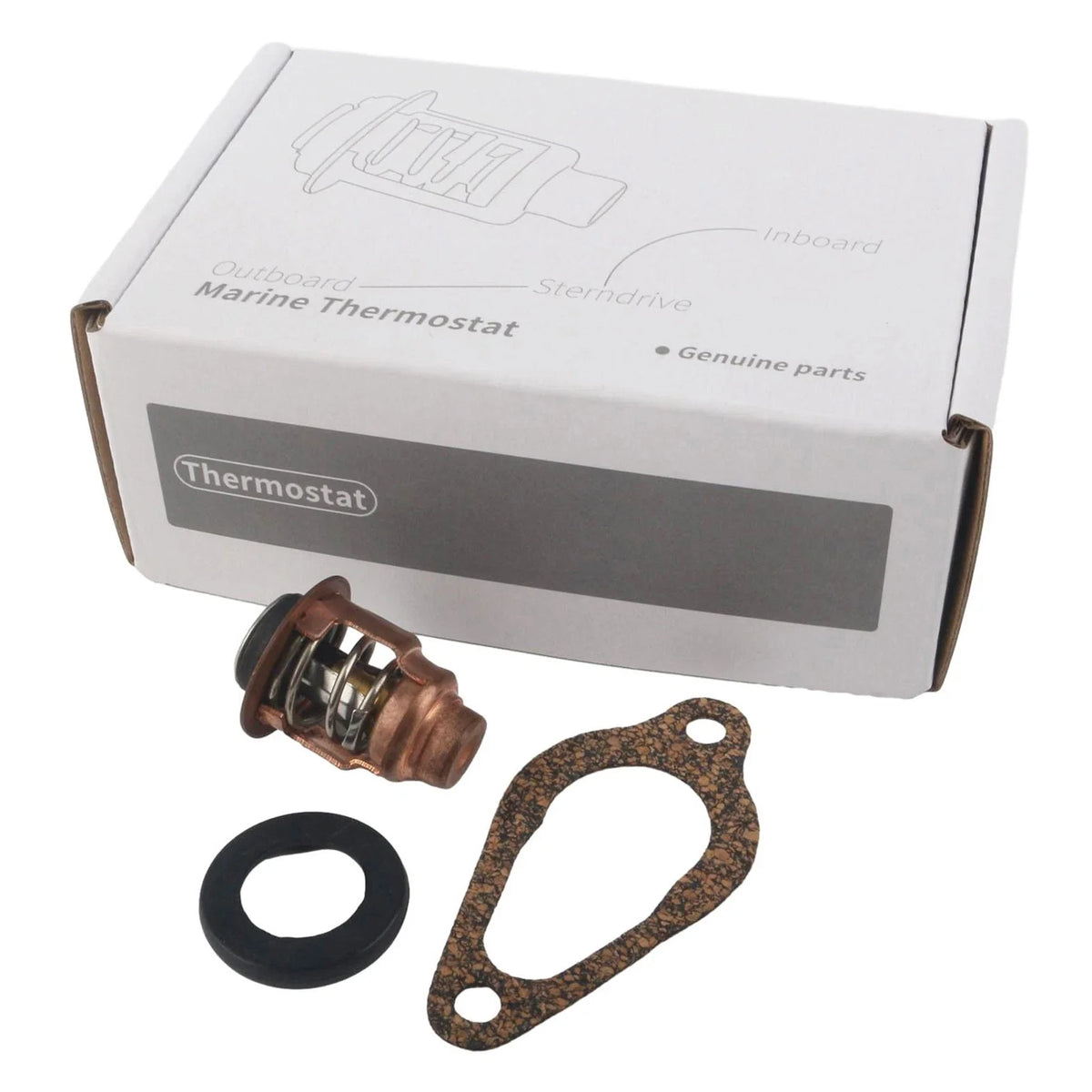 Thermostat Kit for Mercury Mariner 8-30 HP 4-Stroke Outboard (1990–2023)
